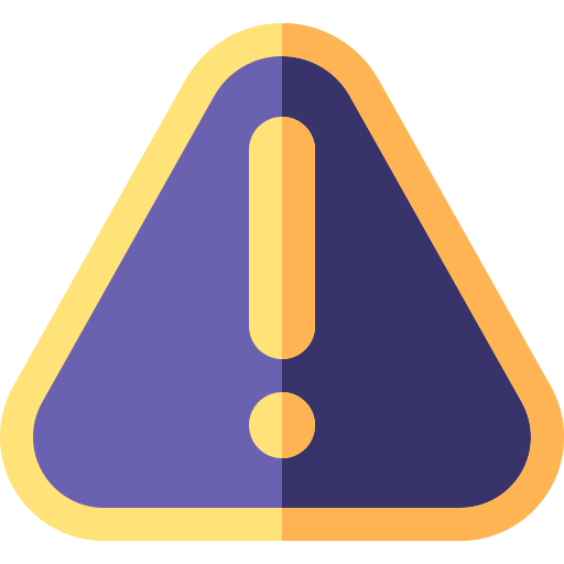 ostrzeżenie Basic Rounded Flat ikona