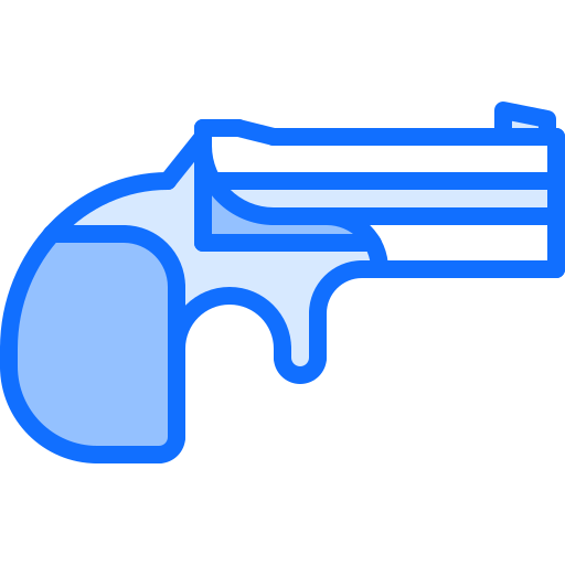 pistola Coloring Blue icona