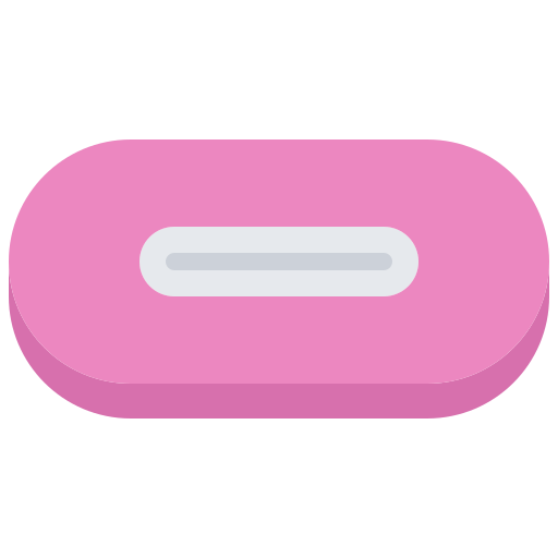지우개 Coloring Flat icon