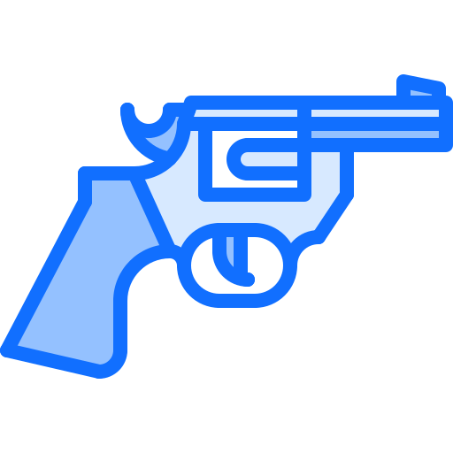 Revolver Coloring Blue icon