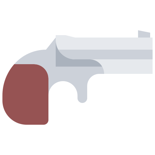 pistolet Coloring Flat ikona
