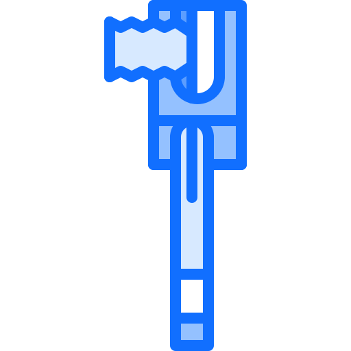 Pencil sharpener Coloring Blue icon