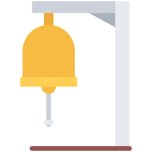 campana Coloring Flat icono