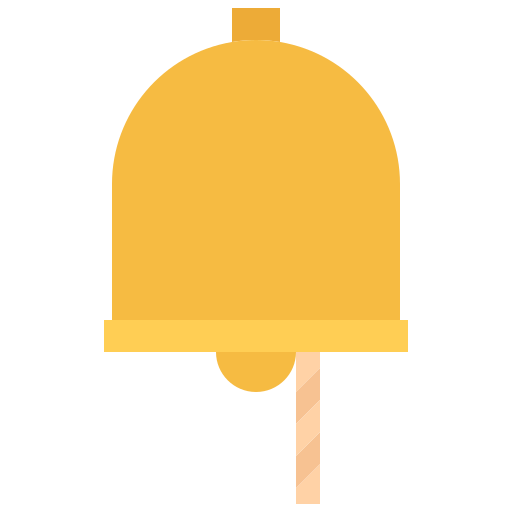 campana Coloring Flat icono