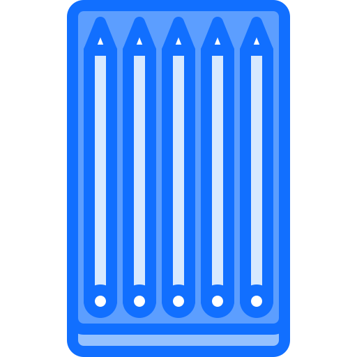 bleistifte Coloring Blue icon