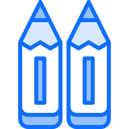 bleistifte Coloring Blue icon