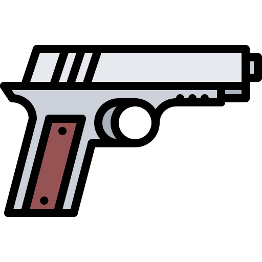 권총 Coloring Color icon