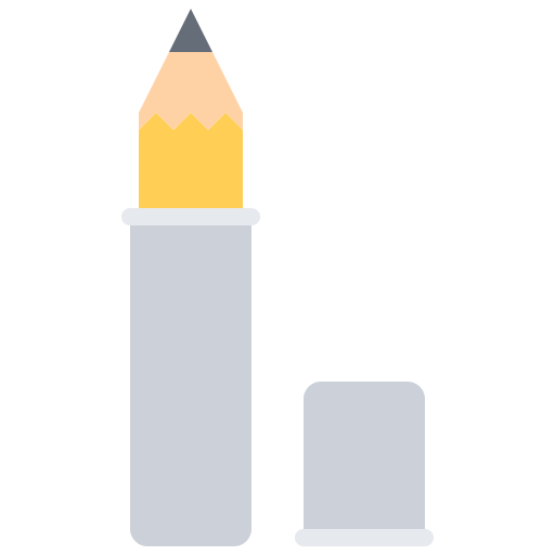 bleistift Coloring Flat icon