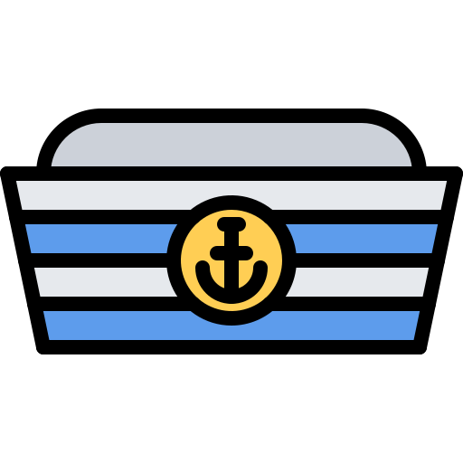 berretto da marinaio Coloring Color icona