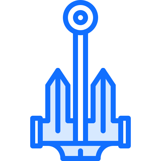 アンカー Coloring Blue icon