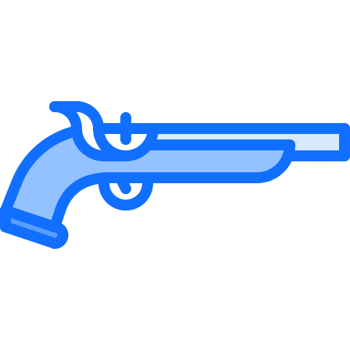ピストル Coloring Blue icon