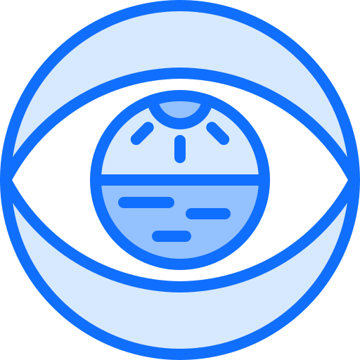 auge Coloring Blue icon