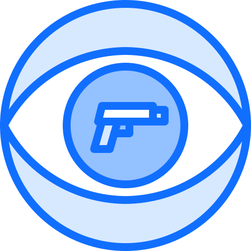 Eye Coloring Blue icon