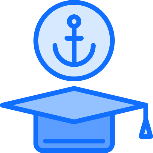 Education Coloring Blue icon