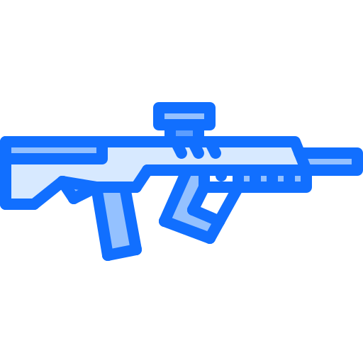 fucile d'assalto Coloring Blue icona