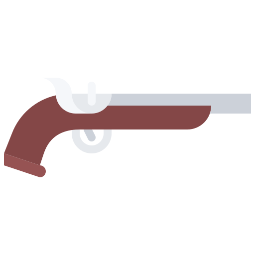 pistola Coloring Flat icona