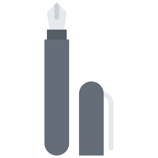penna Coloring Flat icona