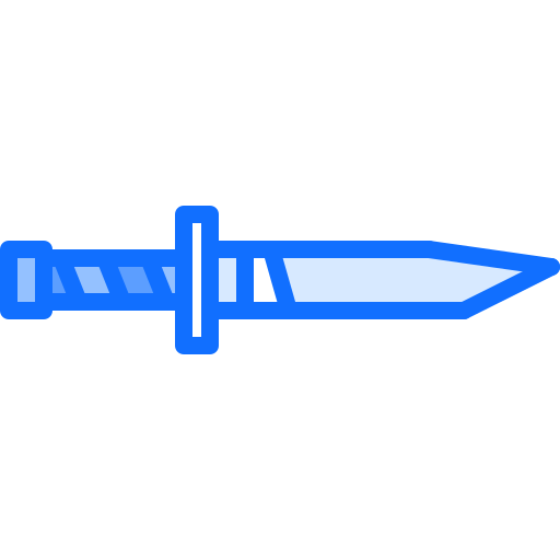 cuchillo Coloring Blue icono