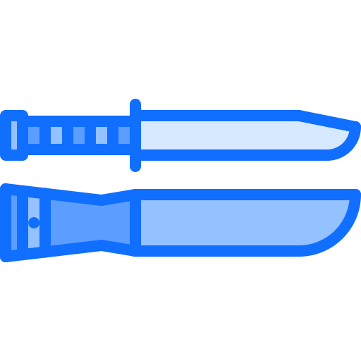 nóż Coloring Blue ikona