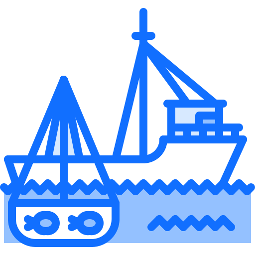 embarcacion Coloring Blue icono