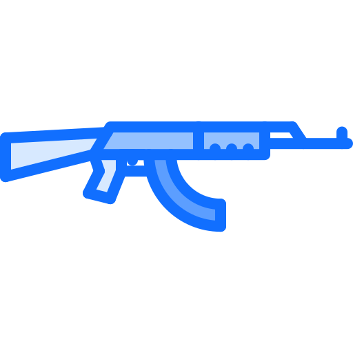fusil de asalto Coloring Blue icono