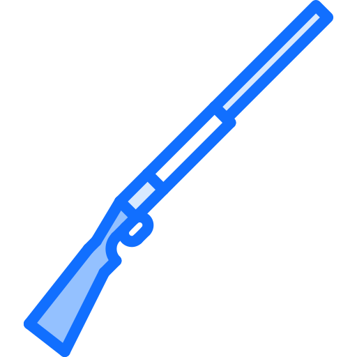 geweer Coloring Blue icoon