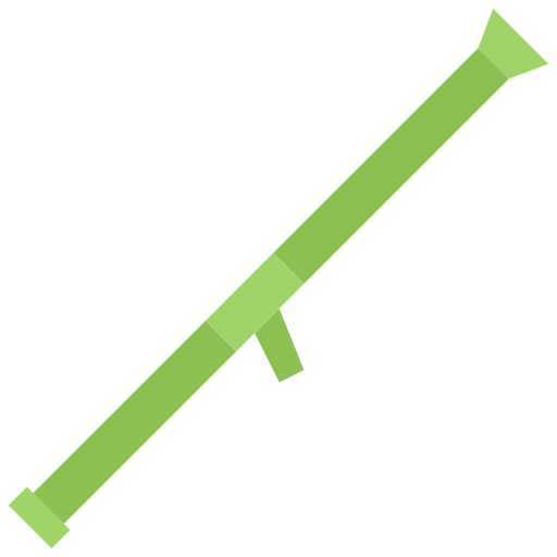 lanzamiento de cohete Coloring Flat icono