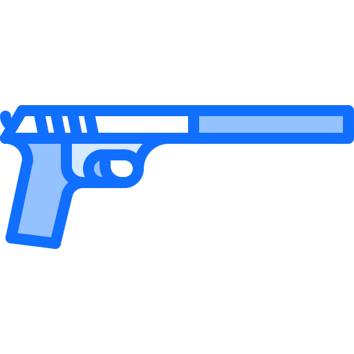 pistolet Coloring Blue ikona