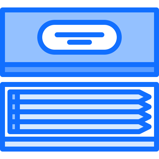 연필 Coloring Blue icon