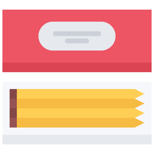 鉛筆 Coloring Flat icon