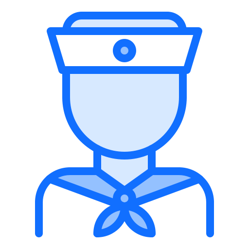 marinero Coloring Blue icono