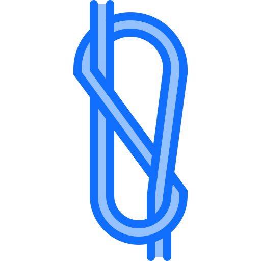 nœud Coloring Blue Icône