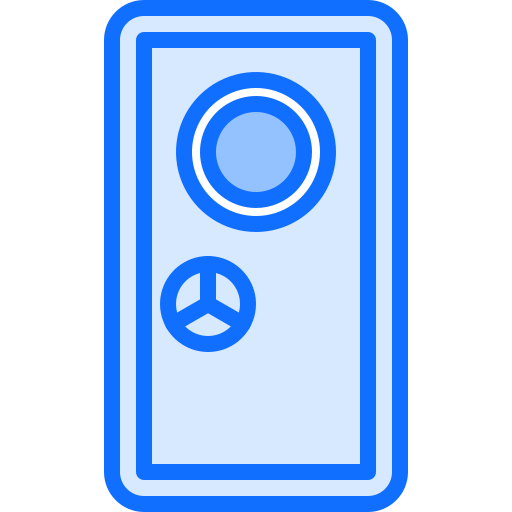 deur Coloring Blue icoon