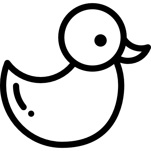 canard Detailed Rounded Lineal Icône