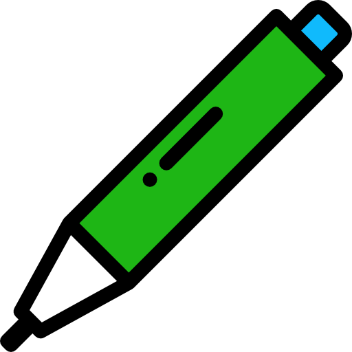 Pen Detailed Rounded Lineal color icon