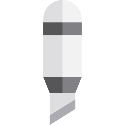 bisturí Basic Straight Flat icono