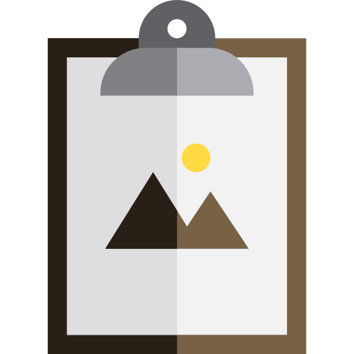 Clipboard Basic Straight Flat icon