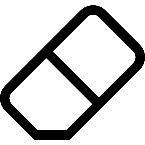 borrador Basic Straight Lineal icono