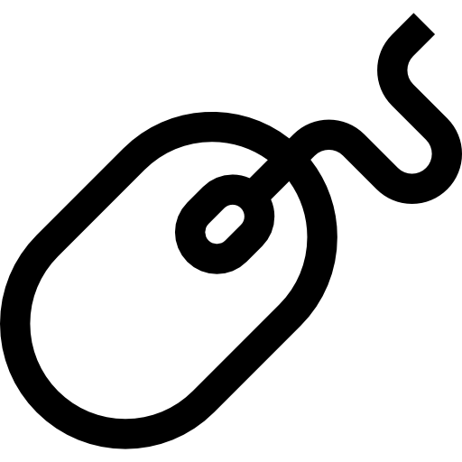 ratón Basic Straight Lineal icono