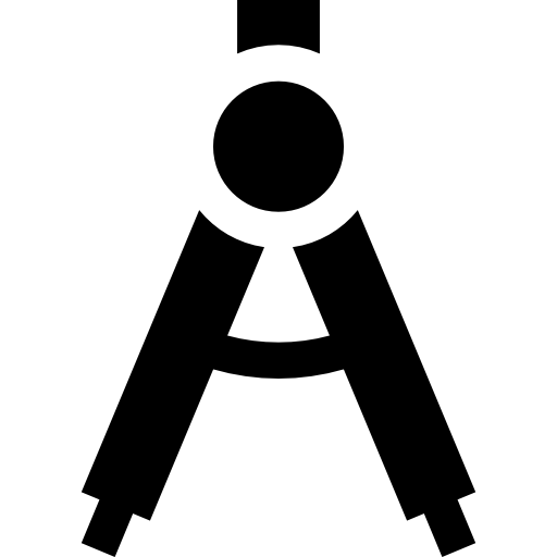 kompass Basic Straight Filled icon
