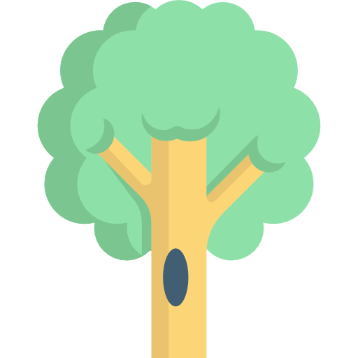 bomen Special Flat icoon
