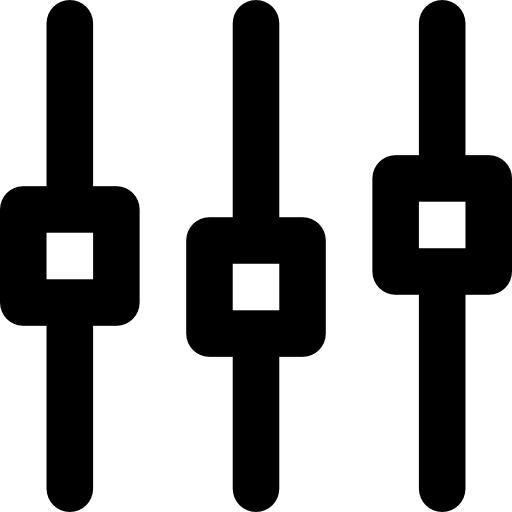 les niveaux Basic Rounded Lineal Icône