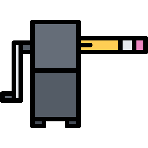 Pencil sharpener Coloring Color icon