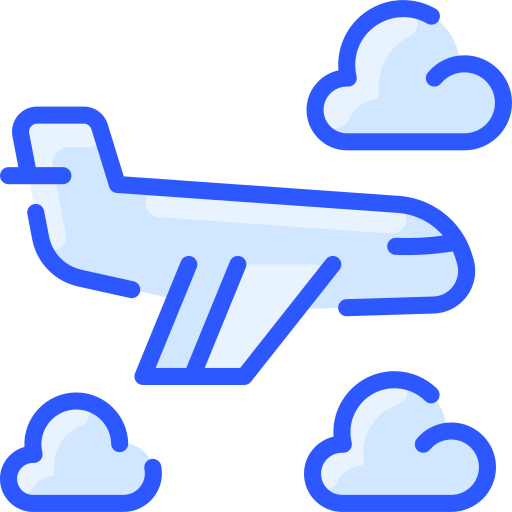飛行機 Vitaliy Gorbachev Blue icon