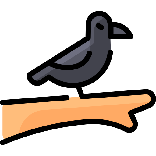 Crow Vitaliy Gorbachev Lineal Color icon
