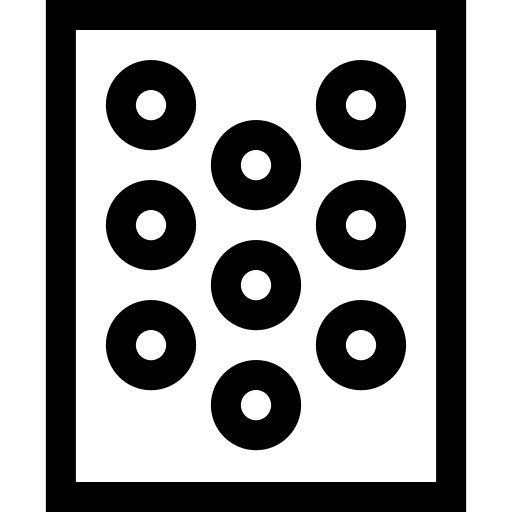 tabletten Basic Straight Lineal icon