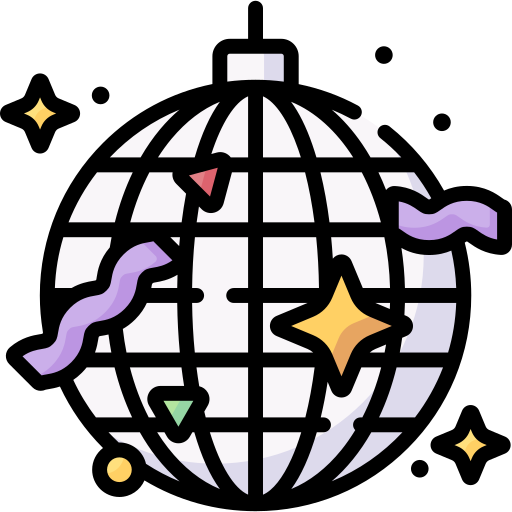Disco ball Special Lineal color icon
