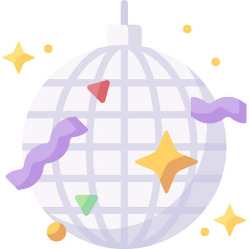 disco ball Special Flat icon