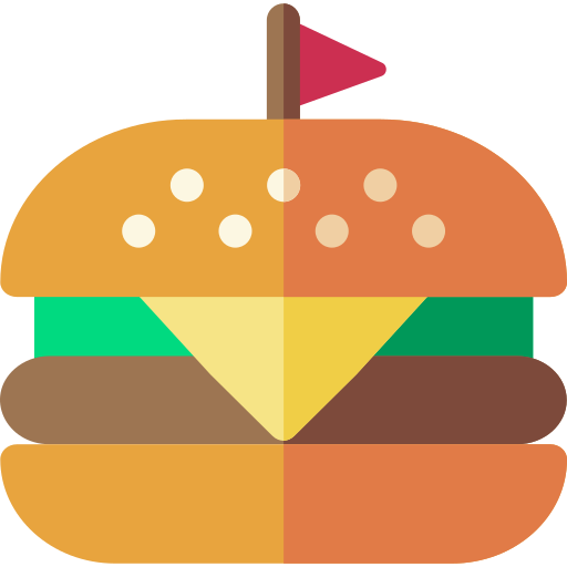 hamburger Basic Rounded Flat icona