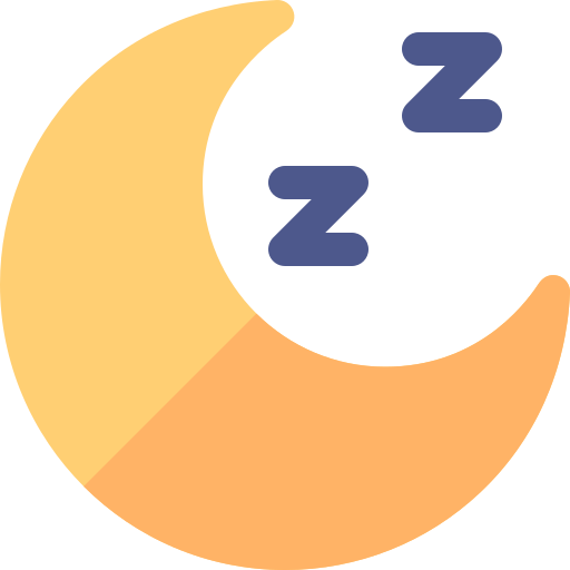 夜 Basic Rounded Flat icon